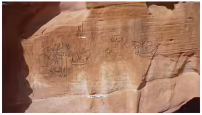 5000 year old rock carving reveals early egyptian dominance beyond nile