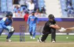 dubai new zealand39s daryl mitchell plays a shot during the icc champions trophy
