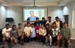 sachin tendulkar gives a pep talk to indias under 19 cricketers
