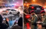 sharjah39s rainy roads turn into danger zone police take action against 8 stunt drivers