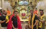 gautam gambhir at siddhivinayak temple
