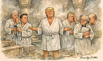 hammam mein sab why donald trump remains untouched by the epstein files