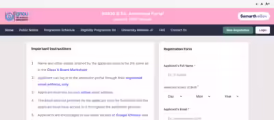 ignou bed 2026 registration underway