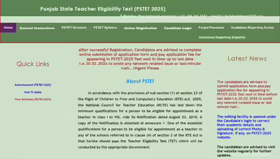 pstet 2026 application form