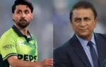 abrar ahmed and sunil gavaskar