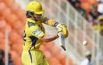 ahmedabad chennai super kings39 batter dewald brevis plays a shot during the ind