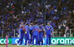 ahmedabad mar 08 ani india39s varun chakravarthy and teammates celebrate the