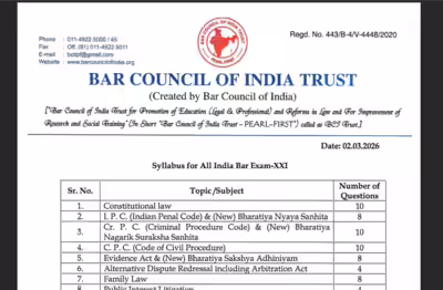 aibe 21 syllabus 2026