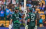 bengaluru pakistan39s fakhar zaman celebrates his half century with captain baba