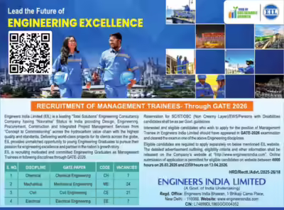 eil management trainee recruitment 2026
