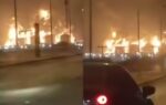 iranian drones hit fuel tanks at omans salalah port massive fires erupt tehran denies role