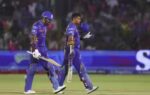 jaipur mumbai indians39 suryakumar yadav and hardik pandya walk back after the f