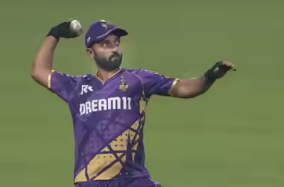 kolkata kolkata knight riders kkr captain ajinkya rahane throws the ball duri