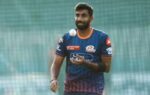 mumbai mumbai indians39 jasprit bumrah during a practice session ahead of an ind