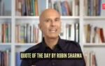 quote of the day by robin sharma