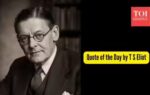 quote of the day by ts eliot