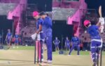 ravindra jadeja mocks yashasvi jaiswal in rr nets screengrabs
