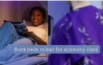 bunk beds midair for economy class
