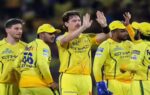 chennai apr 03 ani chennai super kings39 matt henry and teammates celebrate t