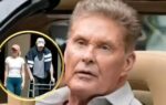 david hasselhoff 73 steps out with a walker with his wife hayley roberts during recovery phase