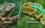 iguana vs chameleon key differences in size habitat behaviour and why they are unique reptiles