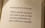 korean proverb of the day for success image ai generated