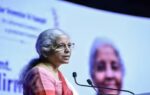 mumbai apr 25 ani union finance minister nirmala sitharaman speaks during th
