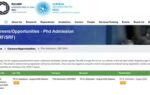 nccs phd admissions open for august 2026 session