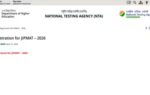 nta jipmat 2026 registration begins