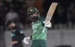 pakistan39s fakhar zaman celebrates after his fifty during the first one day inte