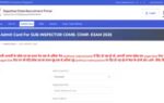 rpsc si admit card 2026