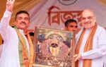 amit shah and suvendu adhikari imageani
