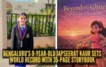 bengalurus 9 year old japseerat kaur sets world record with 35 page storybook