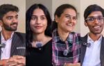 d gukesh divya deshmukh koneru humpy and r praggnanandhaa photo by michal walusza norway chess