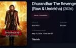 dhurandhar the revenge netf