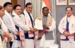 guwahati may 10 ani bjp leader himanta biswa sarma meets assam governor laks