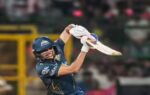 jaipur may 09 ani gujarat titans39 skipper shubman gill plays a shot during t