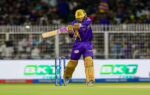 kolkata may 16 ani kolkata knight riders39 angkrish raghuvanshi plays a shot