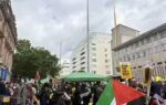 london man held after van injures pedestrian during protests over removal of flags in birmingham