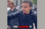 man shouts anti jewish slogan on london street