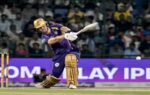 new delhi may 08 ani kolkata knight riders39 finn allen plays a shot during t