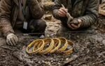 this 1000 year old viking treasure found in denmark contains nearly pure gold arm rings