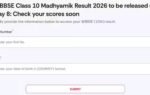 wbbse madhyamik result 2026