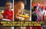 39nobody will throw you out39 korean traveller gets unexpected welcome at jaipur royal wedding