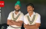 ammy virk shares pics with ranveer singh from sets of 83 checkout 1
