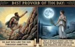 best proverb of the day image generated via google gemini