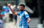 chennai jun 20 ani india39s prasidh krishna in action during 3rd one day inte
