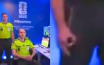 controversial hand gesture during germany vs curacao screengrabs
