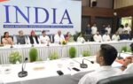 india bloc held a meeting in new delhi on monday