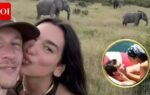 newlyweds dua lipa and callum turner pack on the pda during honeymoon in italy